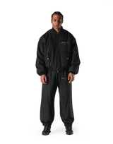 SWITCH LAYER™ Vintage Hoodie | MA-1 Puffer Jacket - Black