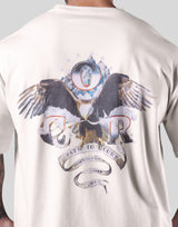 LÝFT × COR Limited Graphic Big T-Shirt - Ivory