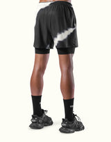 2Way Stretch Layered Shorts - Marble