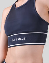 LÝFT Club Waist Rib Bratop - Navy