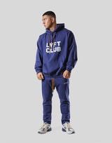 LÝFT CLUB Oversize Sweat Hoodie - Navy