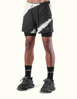 2Way Stretch Layered Shorts - Marble