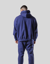 LÝFT CLUB Oversize Sweat Hoodie - Navy