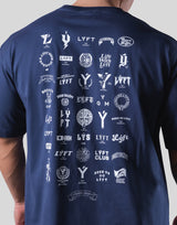 Heritage Logo Big T-Shirt - Navy