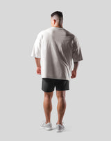 Metal logo Extra Big T-Shirt - Ivory