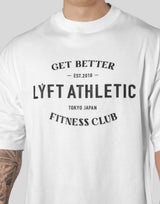 LÝFT Athletic Logo Extra Big T-Shirt - White