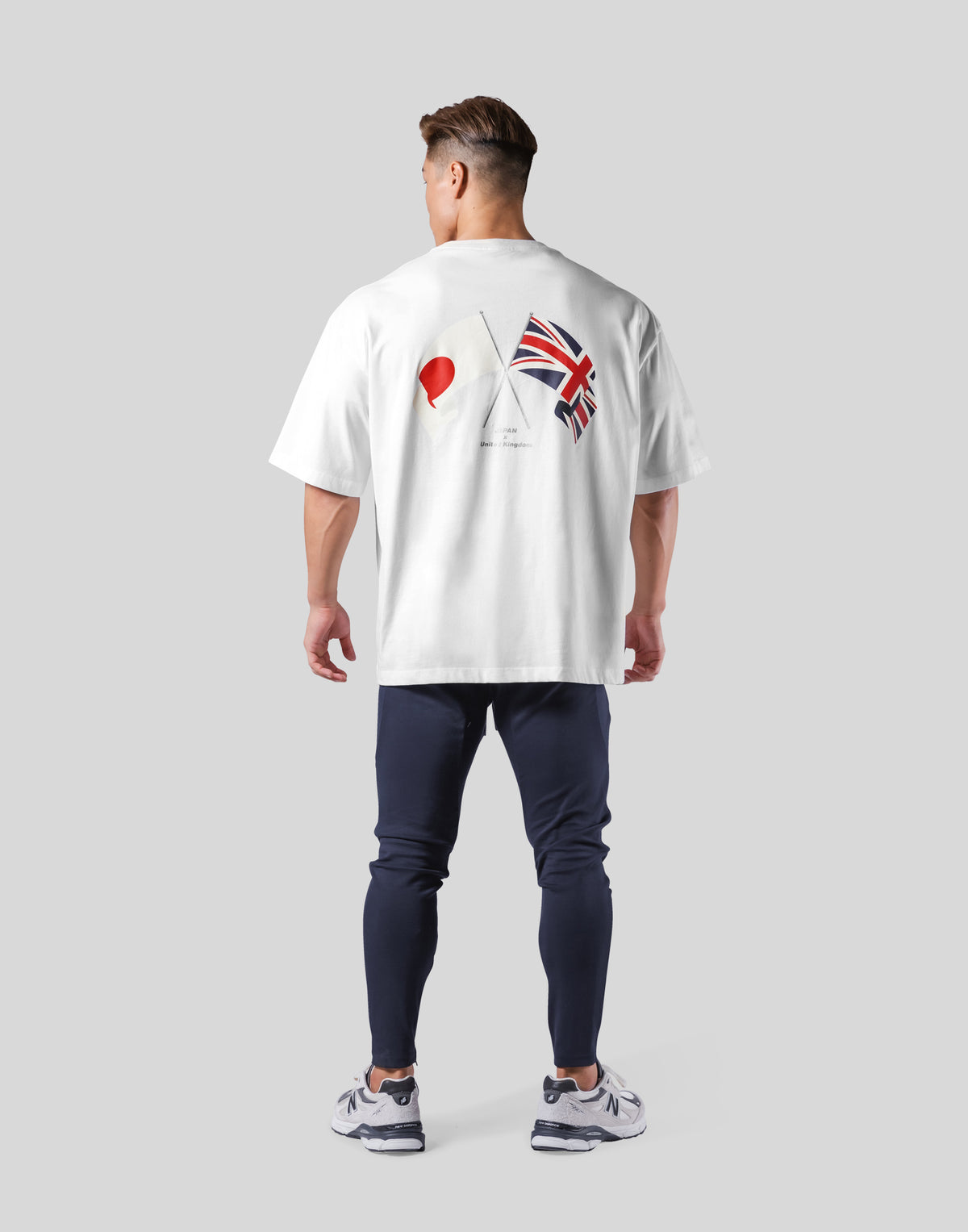 New Flag Oversize Long T-Shirt - White