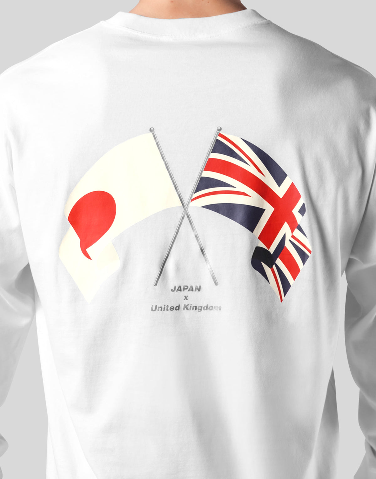 New Flag Oversize Long T-Shirt - White