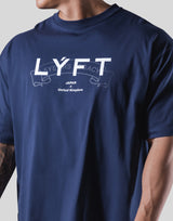 Heritage Logo Big T-Shirt - Navy