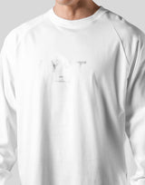 New Flag Oversize Long T-Shirt - White