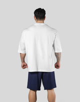 LÝFT Athletic Logo Extra Big T-Shirt - White