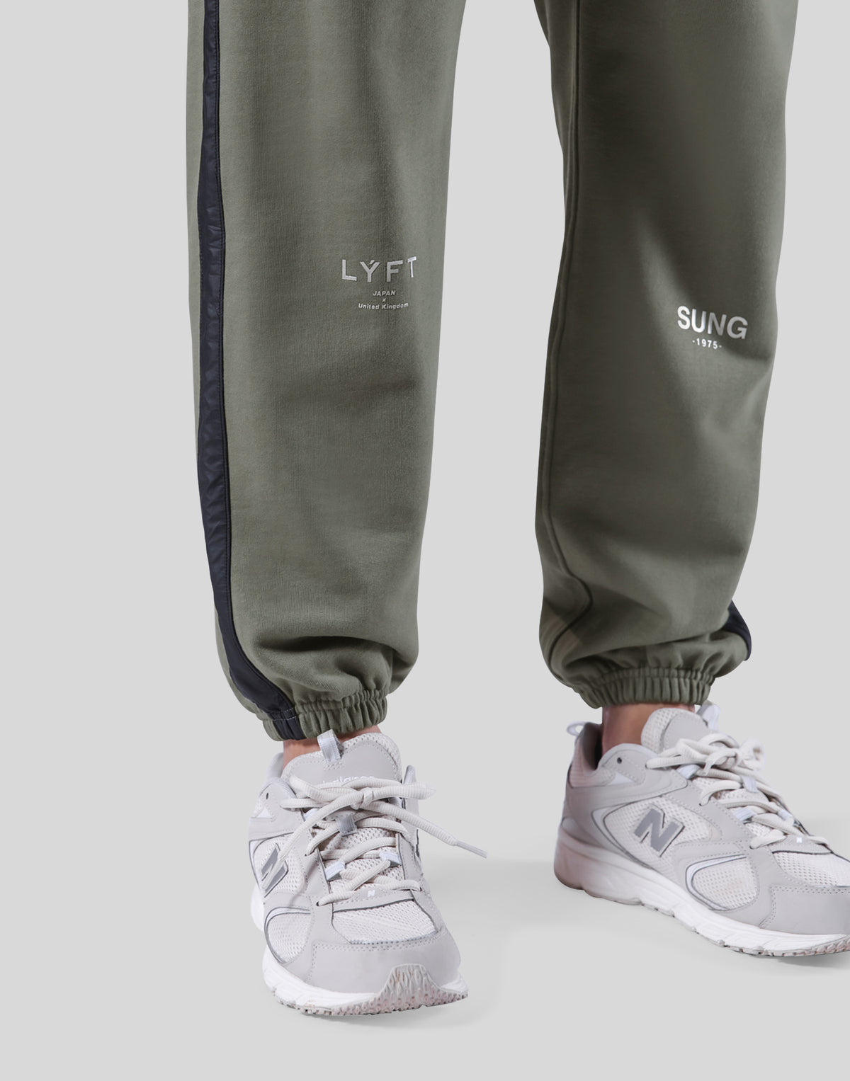 LÝFT x EVERLAST x SUNG Oversize Sweat Pants - Olive