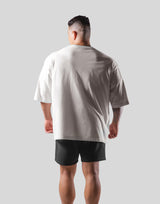 Metal logo Extra Big T-Shirt - Ivory