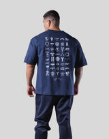 Heritage Logo Big T-Shirt - Navy