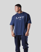 Heritage Logo Big T-Shirt - Navy