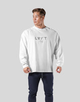 New Flag Oversize Long T-Shirt - White