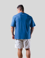 Wing L Logo Big T-Shirt - Blue