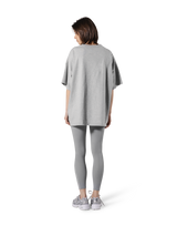 Patching Logo Oversize T-Shirt - Grey