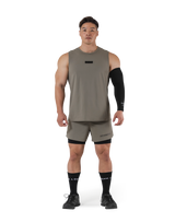 Fire Design Stretch Tanktop - Beige