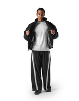 SWITCH LAYER™ 2Line TRACK | BLACK Puffer Jacket V.2 - Black