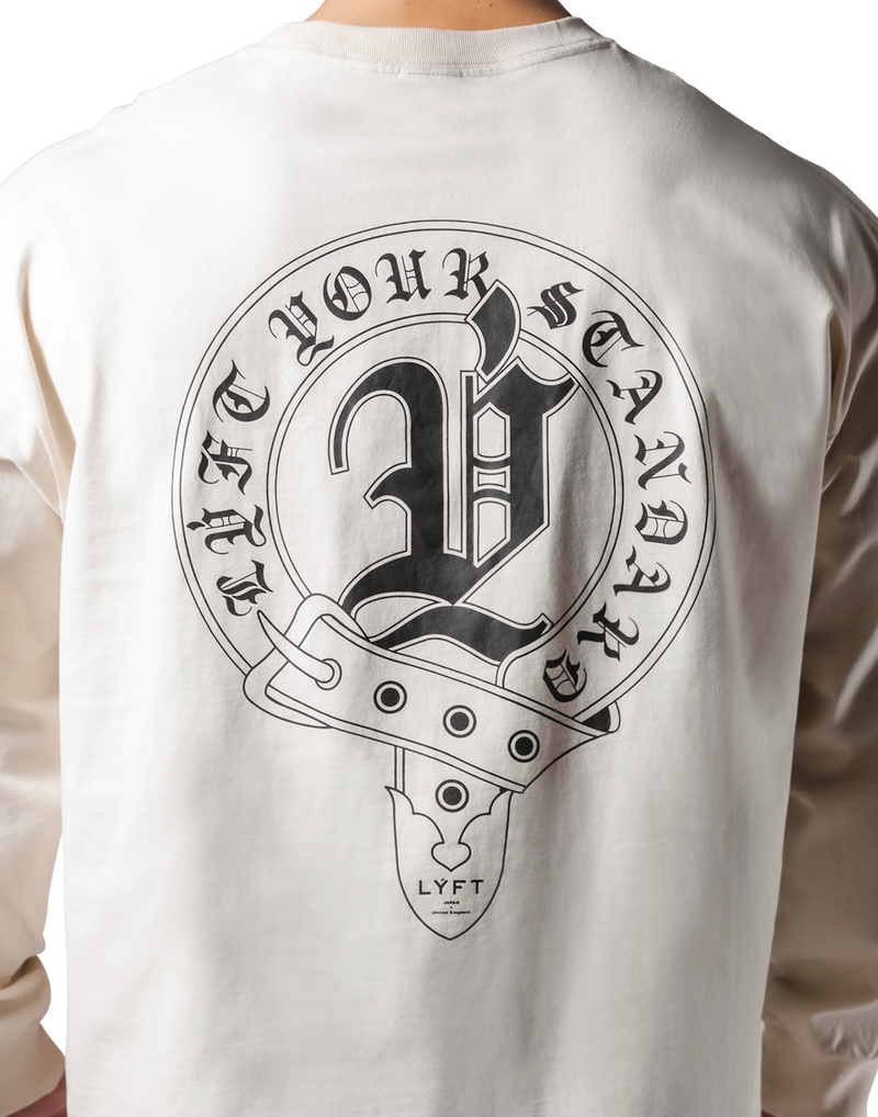 Old English Long T-Shirt - Ivory