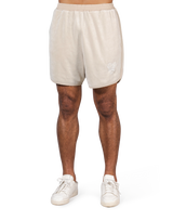 LÝS Logo Pile Shorts - Ivory