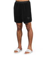 LÝS Logo Pile Shorts - Black