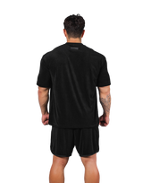 LÝS Logo Pile Big T-Shirt - Black