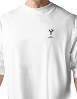 Bird Graphic Extra Big T-Shirt - White