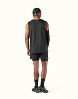 2Way Stretch Loose Fit Tanktop Ver.2 - Black