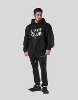 LÝFT CLUB Oversize Sweat Hoodie - Black