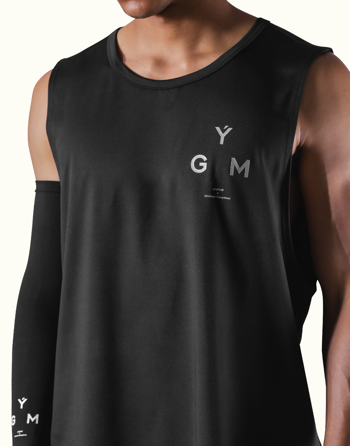 2Way Stretch Loose Fit Tanktop Ver.2 - Black