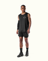 2Way Stretch Loose Fit Tanktop Ver.2 - Black