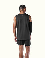 2Way Stretch Loose Fit Tanktop Ver.2 - Black
