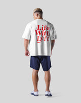 Life With LÝFT Big T-Shirt - White