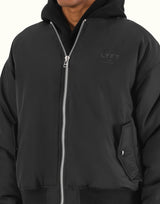 Oversize Puffer Jacket - Black