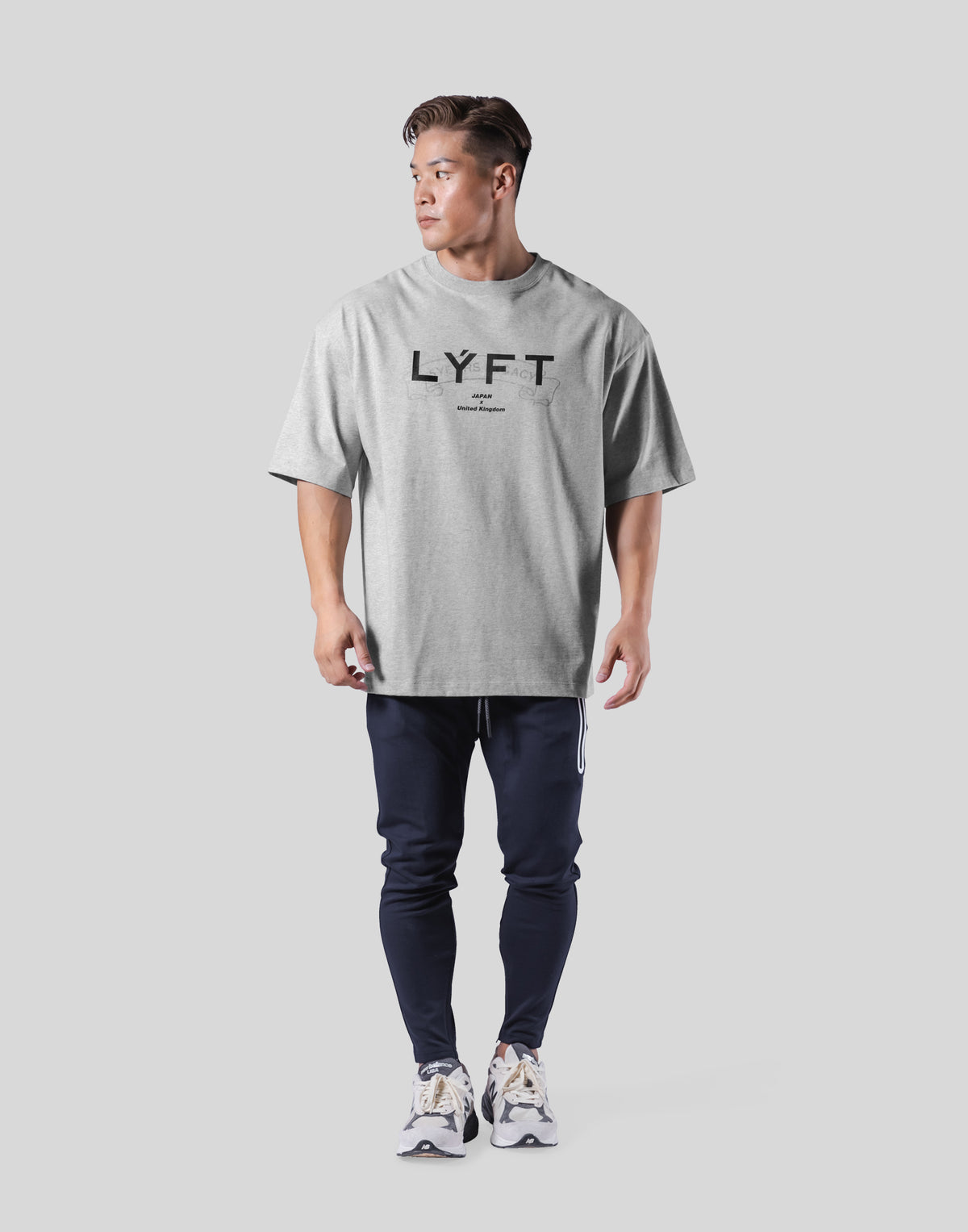 Heritage Logo Big T-Shirt - Grey