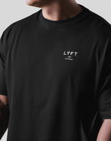 Back Y Plate Logo Big T-Shirt - Black
