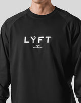 New Flag Oversize Long T-Shirt - Black