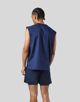 Laurel Y One Point No Sleeve - Navy