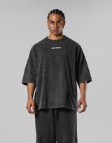 Vintage Original Pattern Extra Big T-Shirt - Black