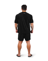 LÝS Logo Pile Big T-Shirt - Black