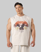 Eagle Graphic Vintage Tanktop - Ivory