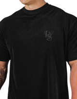 LÝS Logo Pile Big T-Shirt - Black