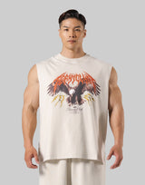 Eagle Graphic Vintage Tanktop - Ivory