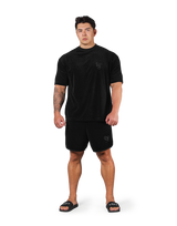 LÝS Logo Pile Big T-Shirt - Black