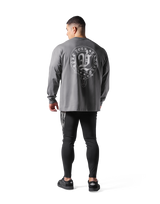 Old English Long T-Shirt - D.Grey
