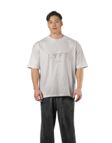 LÝFT Logo Vintage Big T-Shirt V.2 - Ivory