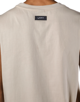 Lion Graphic Vintage Loose Fit Tanktop - Ivory