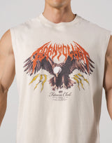 Eagle Graphic Vintage Tanktop - Ivory